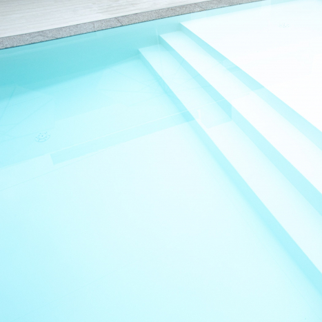 ACRYL Schwimmbadfolie deluxe, 25,00 x 1,65 Meter weiß